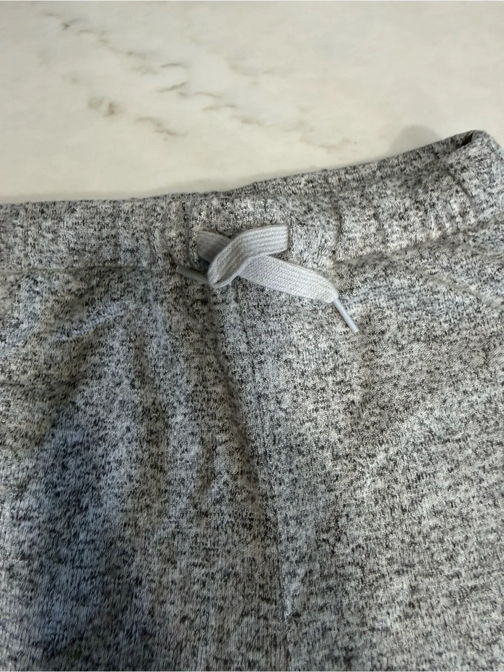 GAP Kids Heather Gray Marled Sweatshirt & Jogger Set